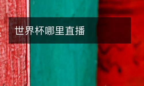 世界杯哪里直播