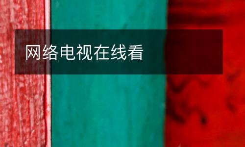 網(wǎng)絡(luò)電視在線看