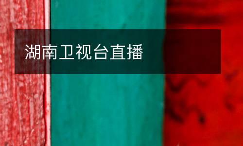 湖南衛(wèi)視臺直播